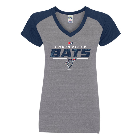 Ladies V-Neck Raglan Tee