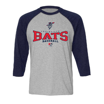 Louisville Bats 3/4 Sleeve Vintage Tee