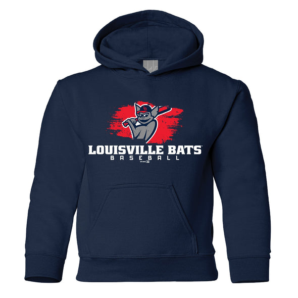 Navy Youth Bats Hoodie