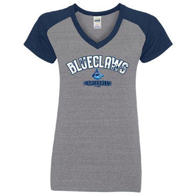 Lakewood BlueClaws Women's Raglan Tee