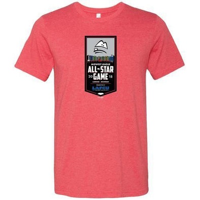 Lansing Lugnuts 2018 MWL All-Star Game Heather Red T-shirt