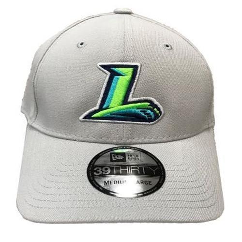 Lynchburg Hillcats Flex Fit Grey L Logo Cap