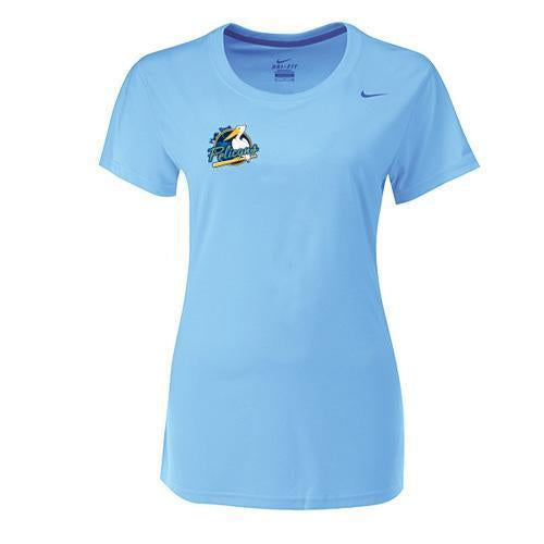 Myrtle Beach Pelicans NIKE LADIES CAROLINA BLUE RC LOGO