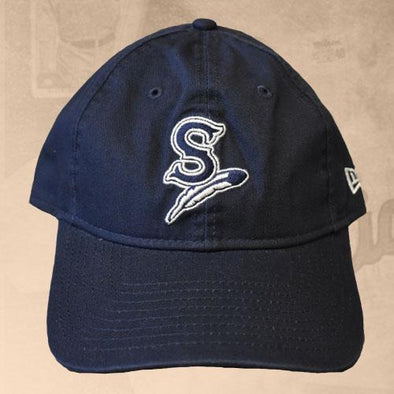 Spokane Indians Ladies Logo Beam Navy Adj Cap