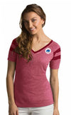 Buffalo Bisons Ladies Red Alt Assist Vneck