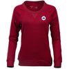 Buffalo Bisons Ladies Red Alt Poise Crew