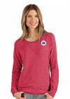 Buffalo Bisons Ladies Red Alt Poise Crew