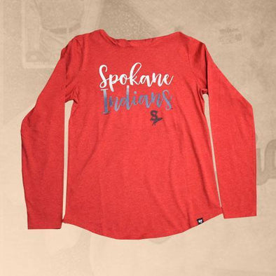 Spokane Indians Ladies Red Club Hood