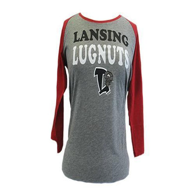 Lansing Lugnuts Ladies 47 Brand Club Raglan T-shirt