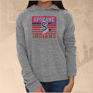 Spokane Indians Ladies Heather Gray Haachi Hoodie