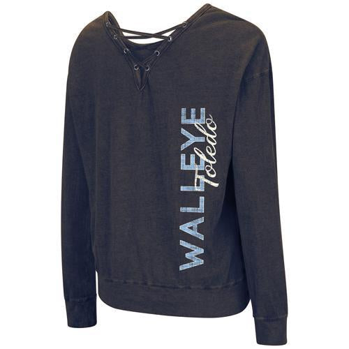 Toledo Walleye Huzzah Ladies 2-Way Long Sleeve T