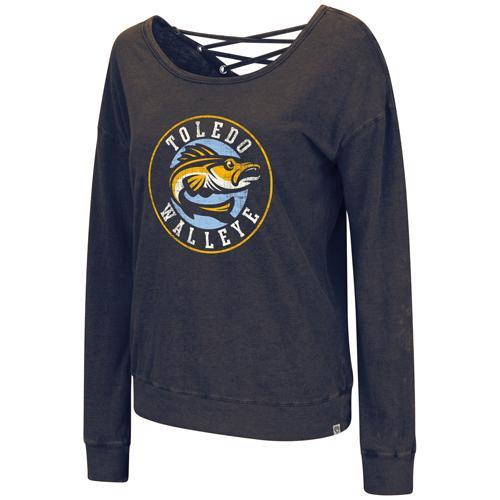 Toledo Walleye Huzzah Ladies 2-Way Long Sleeve T