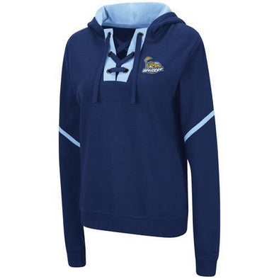 Toledo Walleye Maeby Ladies Lace Up Hooded Sweatshirt
