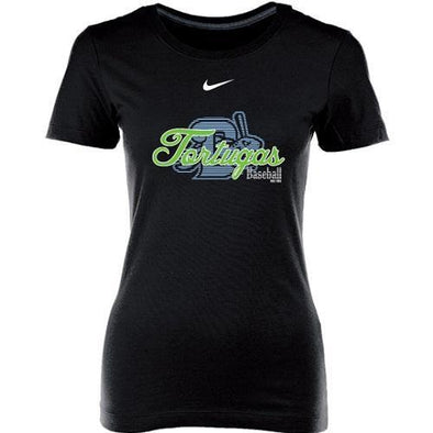 DAYTONA TORTUGAS NIKE BLACK LADIES HOME LOGO TEE