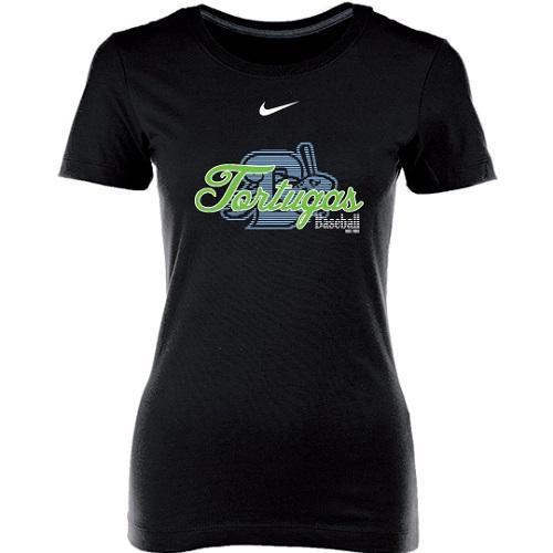 DAYTONA TORTUGAS NIKE BLACK LADIES HOME LOGO TEE