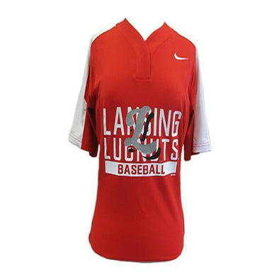 Lansing Lugnuts Ladies Nike Vapor Pro Jersey  - Red/White