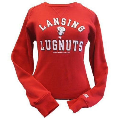 Lansing Lugnuts Ladies Russell Fleece Crew