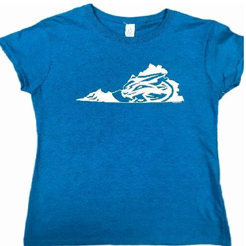 Lynchburg Hillcats Ladies Sapphire VA State Tee