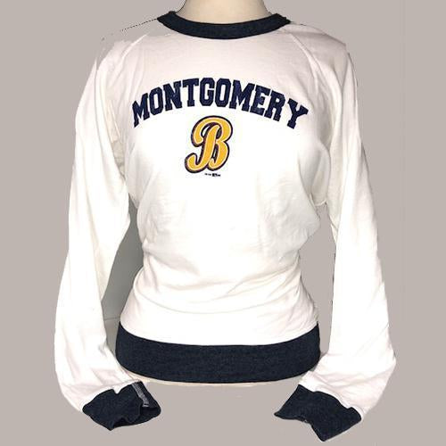 Montgomery Biscuits Ladies Terry LS Crew