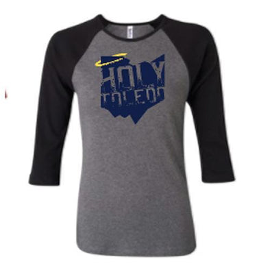 Holy Toledo Ladies State Halo Raglan T