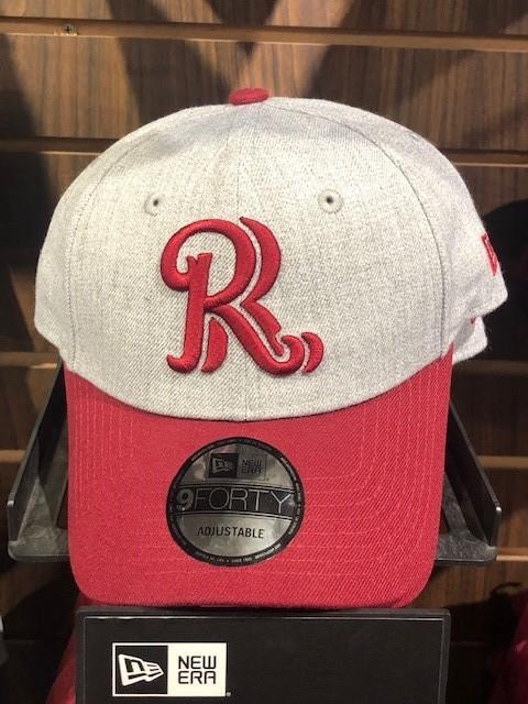 New Era League Grey/Scorched Red RR Hat