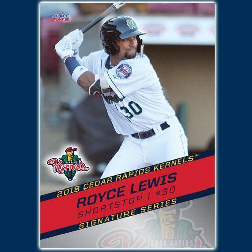 Cedar Rapids Kernels 2018 Team Card set