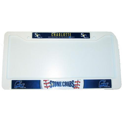 Charlotte Stone Crabs LICENSE PLATE FRAME