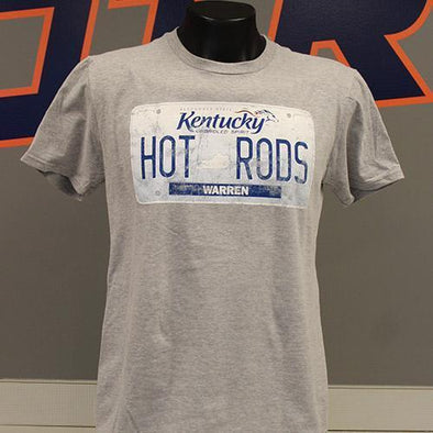 Bowling Green Hot Rods M. License Plate Tee