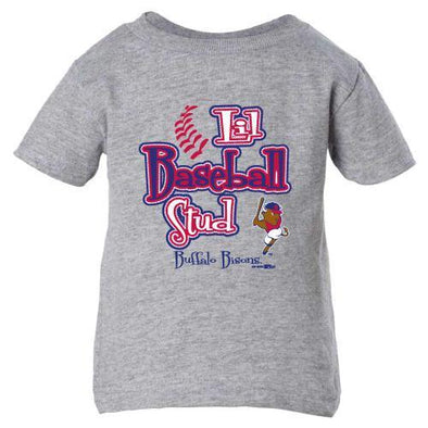 Buffalo Bisons Infant Grey Stud Tee