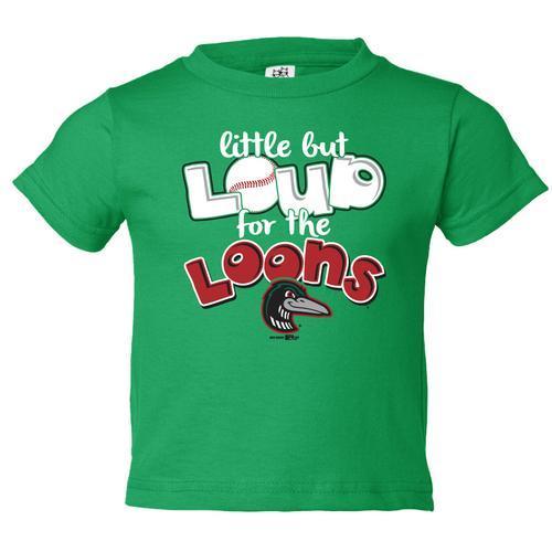 Great Lakes Loons Little But Loud Tee - Toddler