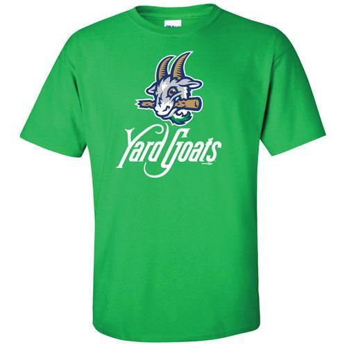 Hartford Yard Goats Adult Bimm Ridder Primary Logo T-Shirt in Irish Green