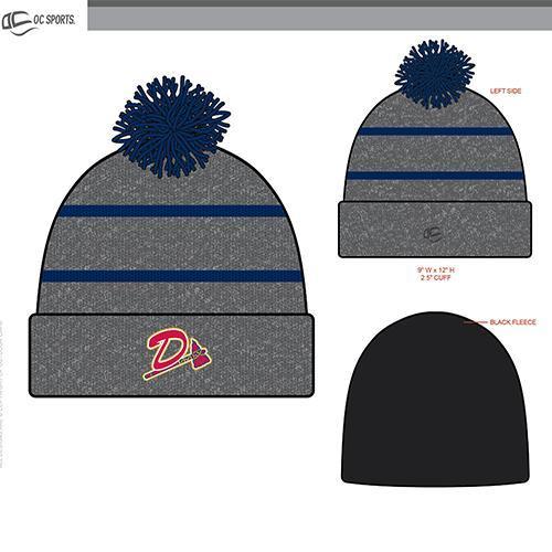 Danville Braves Logo Knit Hat