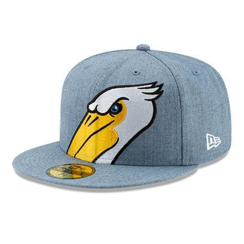 Myrtle Beach Pelicans NEW ERA 59FIFTY LOGO FLIPPED CAP