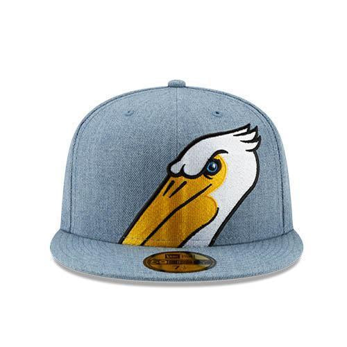 Myrtle Beach Pelicans NEW ERA 59FIFTY LOGO FLIPPED CAP