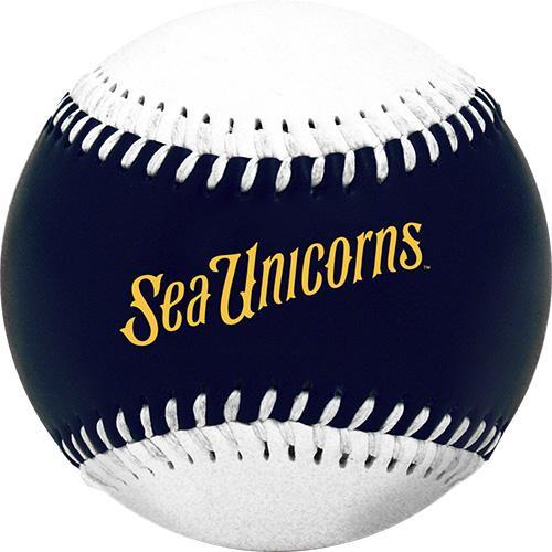 Norwich Sea Unicorns Two Tone Logo Baseball