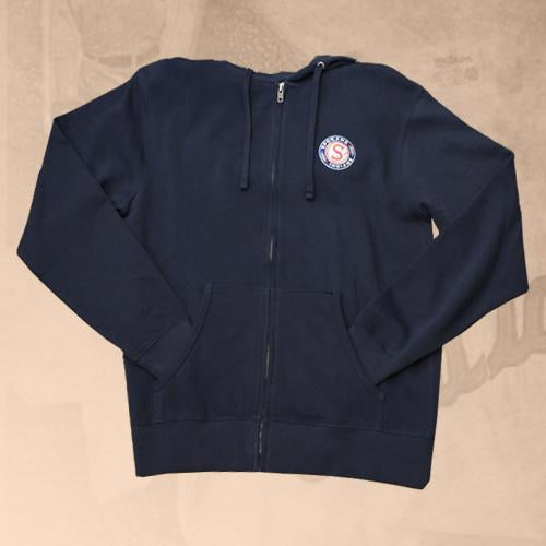 Spokane Indians Deep Navy Full-Zip Hooded Sweatshirt