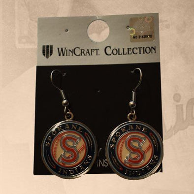 Spokane Indians Logo Earrings