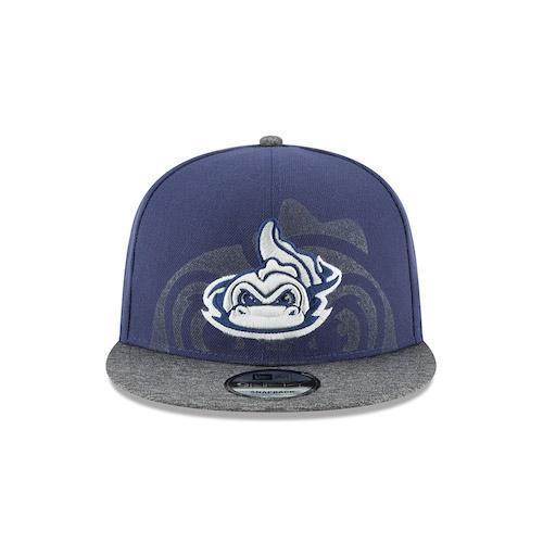 Vermont Lake Monsters Logo Peek Snapback - New Era