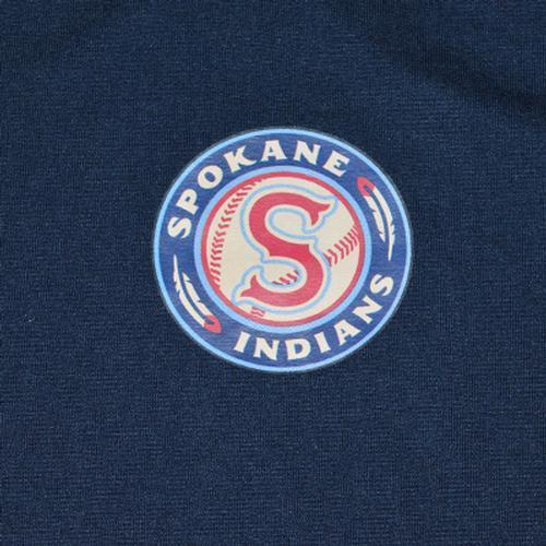Spokane Indians Logo Performance Navy Tee
