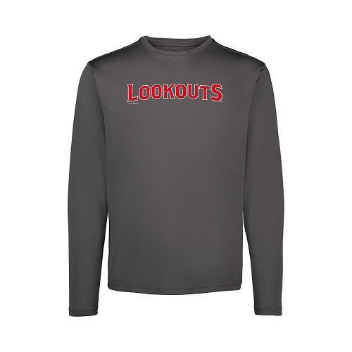 Chattanooga Lookouts Sunproof Charcoal Long Sleeve