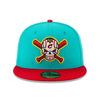 Columbus Clippers Official On Field Los Veleros Fitted Cap, Columbus Clippers