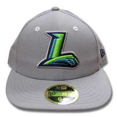 Lynchburg Hillcats Hillcats Low Crown Grey Road Fitted Cap