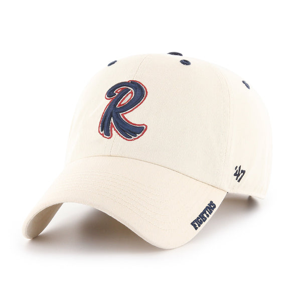 47 Clean Up -Adjustable Feathered R  Tan Cap