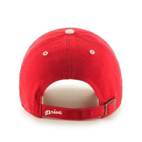 Greenville Drive 47 Brand Red Ice Adjustable Hat with White G