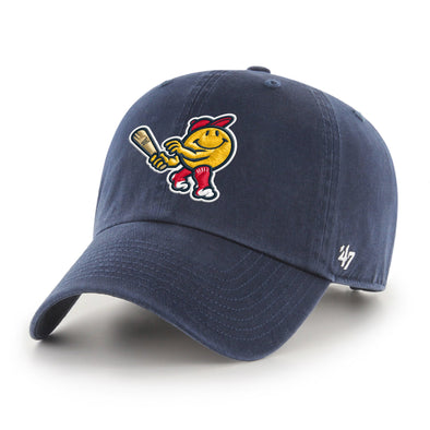 Worcester Red Sox Navy Smiley '47 CLEAN UP