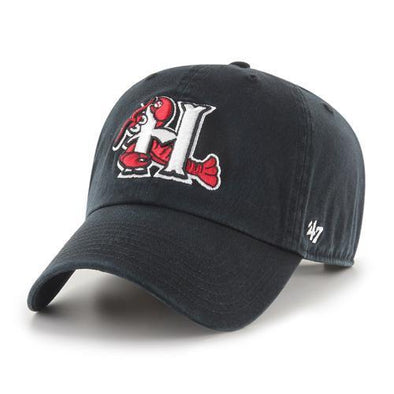 Hickory Crawdads "H" Black Adjustable