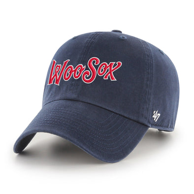 Worcester Red Sox Navy Script '47 CLEAN UP