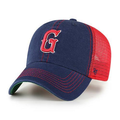 Greenville Drive 47 Brand Navy Trawler with Red Mesh and Red G