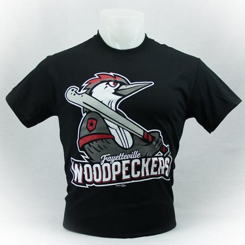 Fayetteville Woodpeckers Toddler Logo TShirt Black