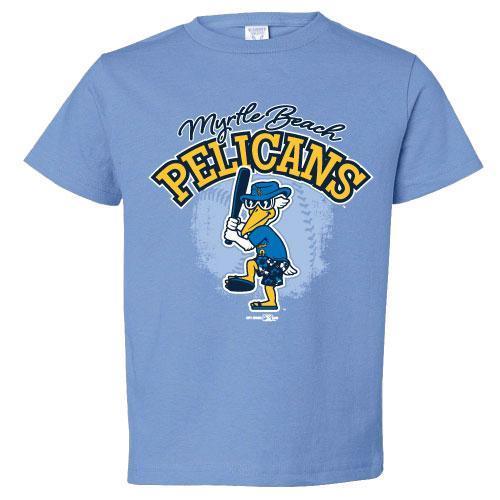 Myrtle Beach Pelicans BIMM RIDDER CAROLINA BLUE TODDLER GRIDE TEE